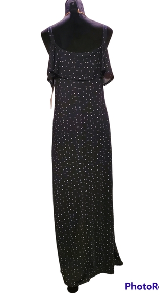 Nina Leonard Maxi Sundress ~ It's Flirty Sexy Cool ~ Sz Lg - Picture 5 of 9